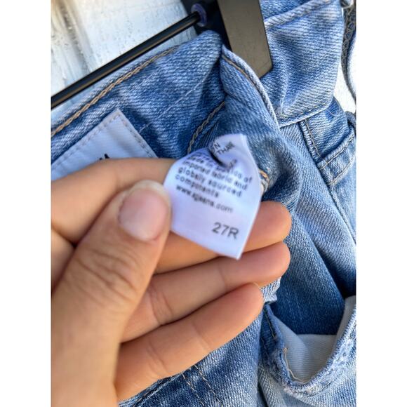 AG Denim The Ex Boyfriend Slouchy Slim Jeans, Distressed‎ & Ripped, Sz 27R - Picture 3 of 7